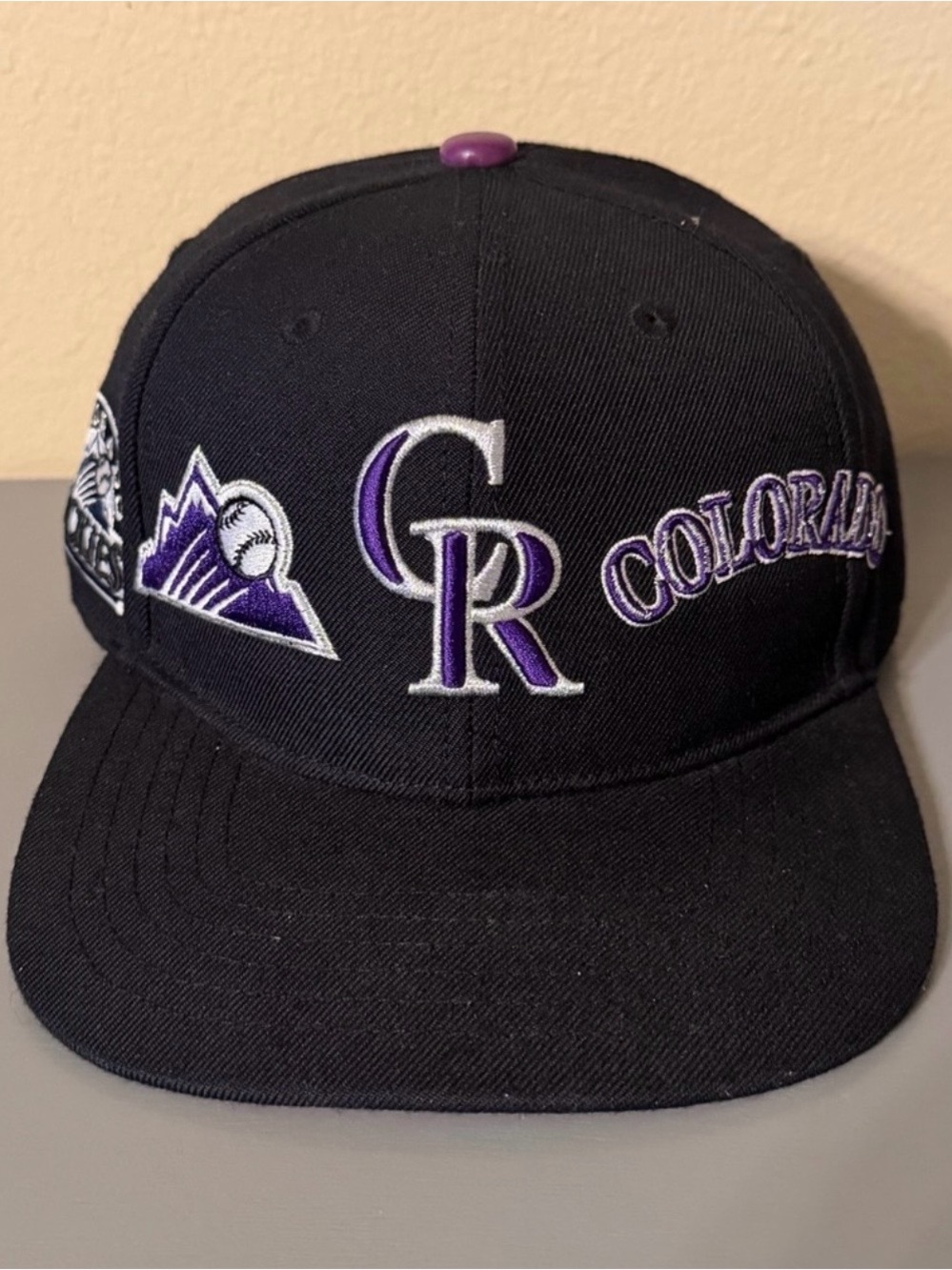 New With Tags (NWT) Pro Standard Colorado Rockies MLB Snapback Hat Premium Wool